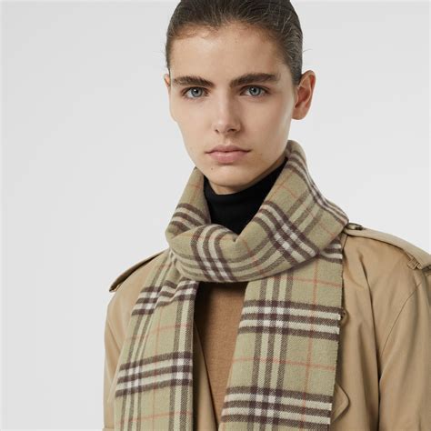 mens burberry check scarf|classic check Burberry scarf.